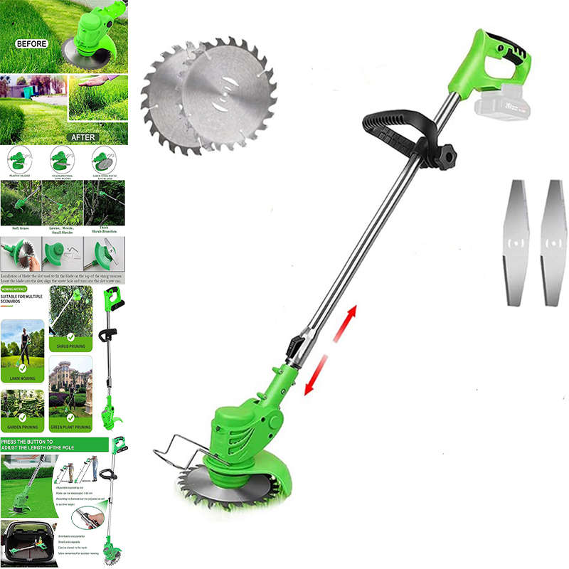 Portable Electric Cordless Lawn Mower With Two 25V 7500Mah