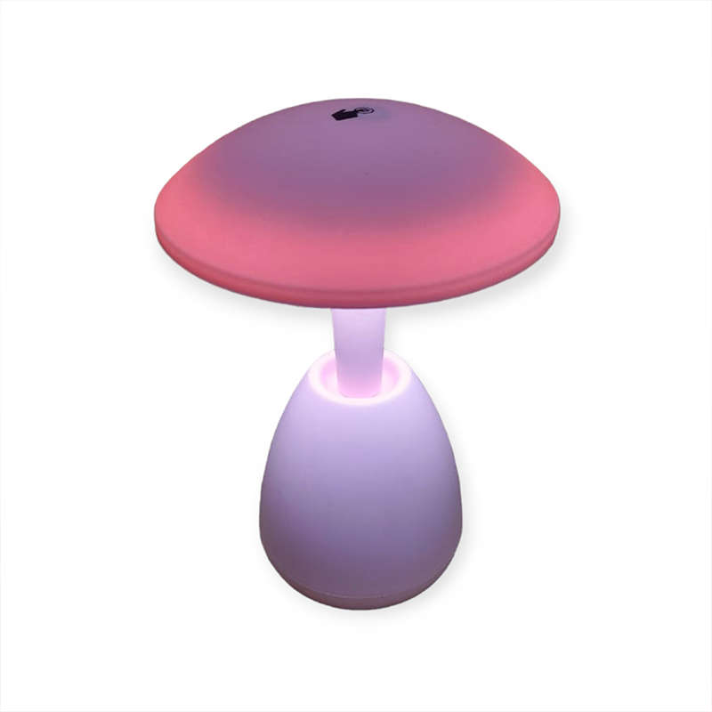 Exquisite And Convenient Rechargeable 3-Position Mushroom Table Lamp