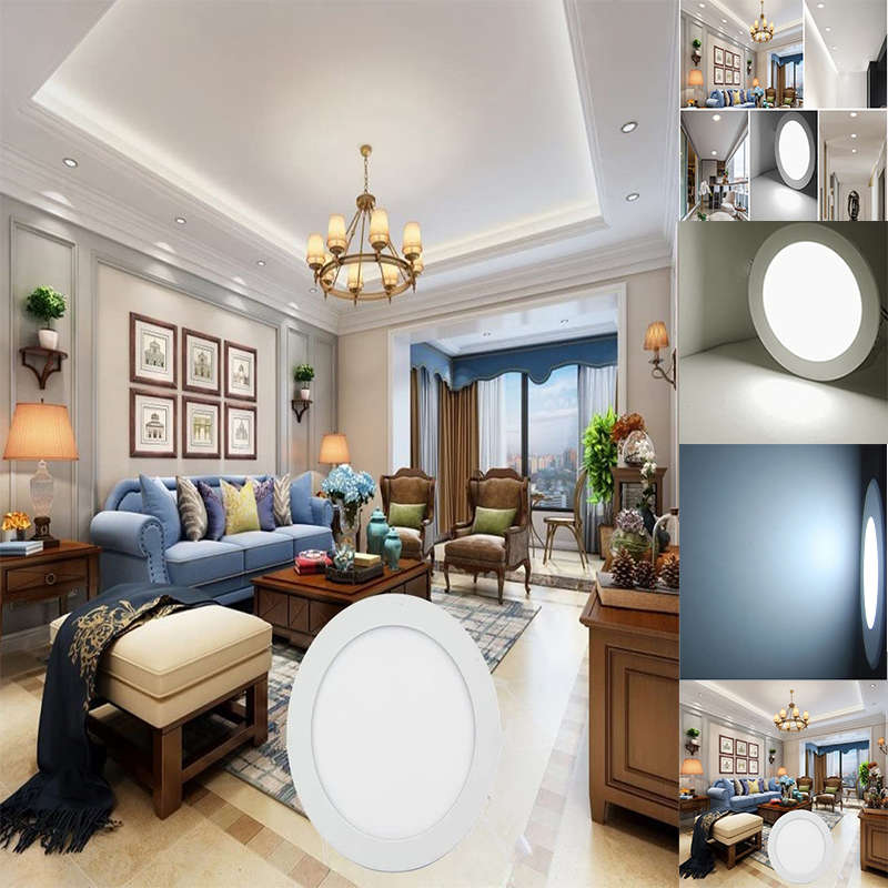 Affordable And Convenient 6W Panel Recessed Ceiling Light Downlight