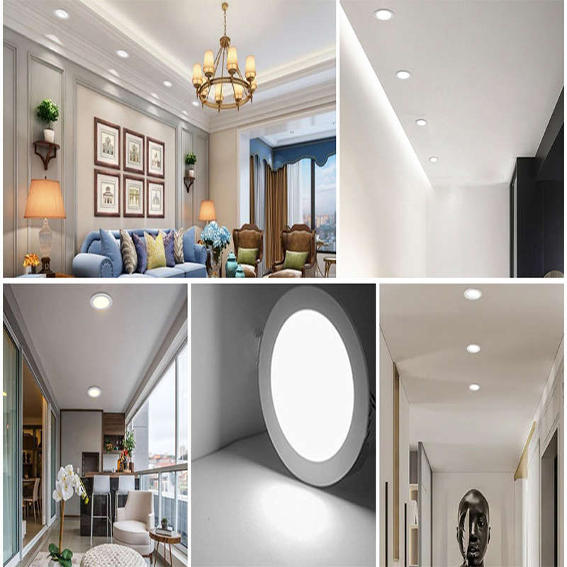 Affordable And Convenient 6W Panel Recessed Ceiling Light Downlight