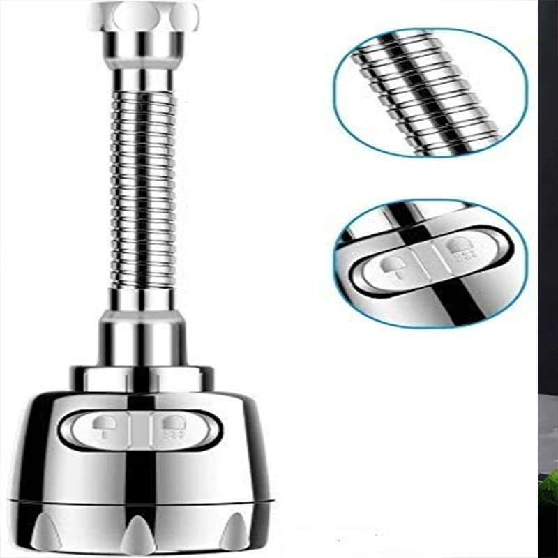 Convenient 360° Rotating Faucet Aerator Universal Kitchen Faucet Spray Head Water-Saving Faucet