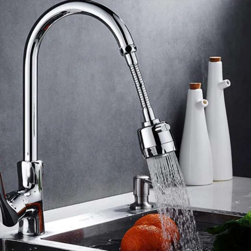 Convenient 360° Rotating Faucet Aerator Universal Kitchen Faucet Spray Head Water-Saving Faucet