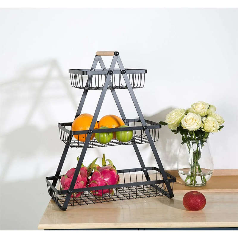 3-Tier Fruit Basket Fruit And Vegetable Basket Removable Bread Basket Vegetable Rack Fruit Basket Fr