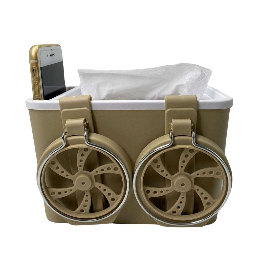 Multifunctional Car Armrest Storage Box, Water Cup Holder, Car Seat Tissue Storage Box, Multifunctio