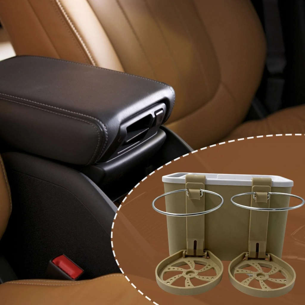 Multifunctional Car Armrest Storage Box, Water Cup Holder, Car Seat Tissue Storage Box, Multifunctio