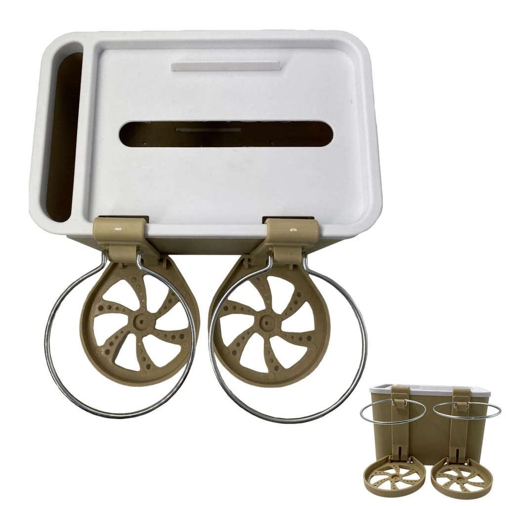 Multifunctional Car Armrest Storage Box, Water Cup Holder, Car Seat Tissue Storage Box, Multifunctio