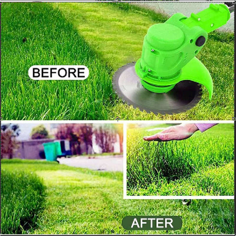 2-In-1 Height Adjustable Electric Lawn Mower Cordless Lawn Trimmer