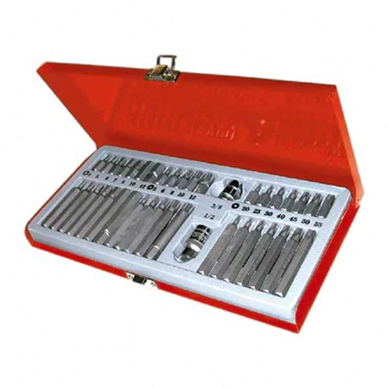 Versatile 40-Piece Interchangeable Drill Bit Set