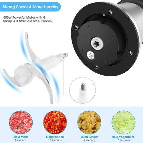 Food Processor Electric Chopper 2L