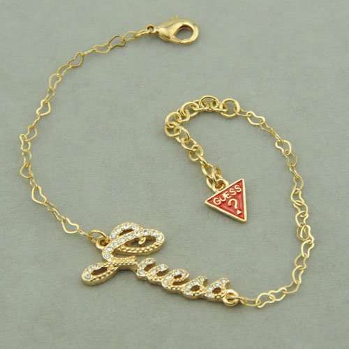 Guess Rhinestone Gold Bracelet