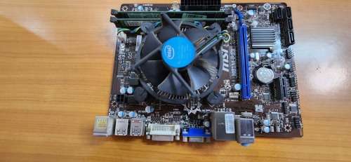 i3 motherboard with RAM and CPU see pictures