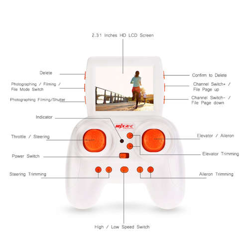 mini 5.8G FPV With HD Camera 3D Flips RC Quadcopter