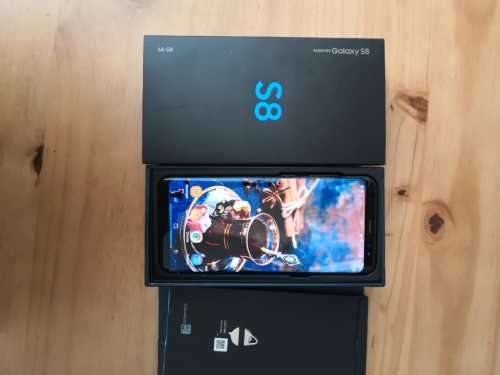 s8 64 GB local stock with box PLEASE READ.