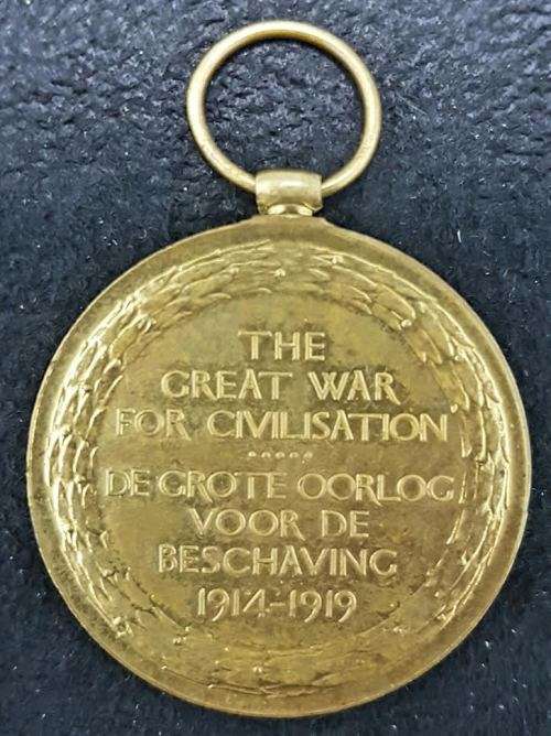 WW1 MEDAL NAMED TO BURG. R.F JONKER BOTHAS HR