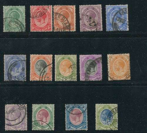 SA KINGSHEADS USED LOT TO 10/-