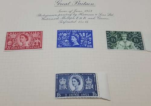 1953 CORONATION OMNIBUS +++ CAT £130- IN ALBUM