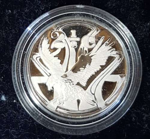 SA 2005 PROOF TICKEY- VULTURE - IN SA MINT POUCH-NO COA.