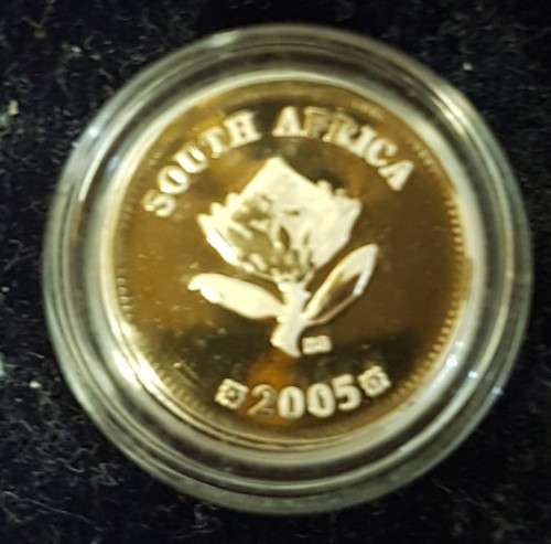 SA 2005 PROOF TICKEY- VULTURE - IN SA MINT POUCH-NO COA.