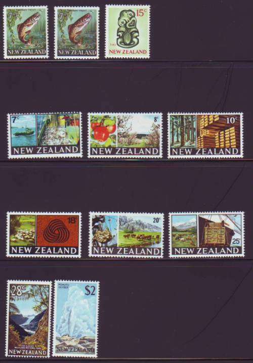 1960-7  NEW ZEALAND UM/MINT DEFINS  CV £76