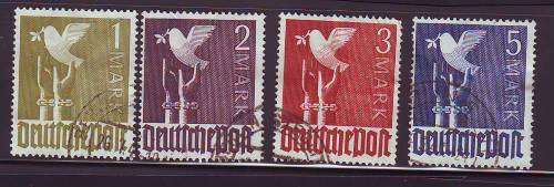 GERMANY 1947 HIGH VALUES USED