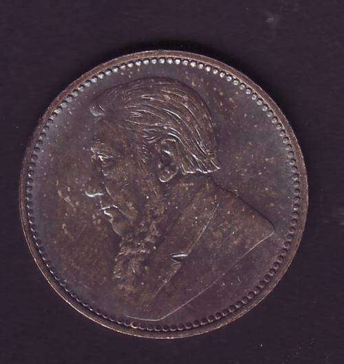 ZAR 1896 SIXPENCE - HIGH GRADE
