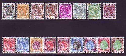MALAYA NICE KING GV1 ERA & QE11 MINT LOT!