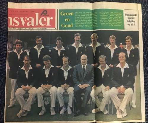 SA - WEST INDIES REBEL CRICKET TOUR SIGNED COVER