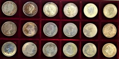 SA COMPLETE SET OF PROOF CROWNS - RARE!!!!
