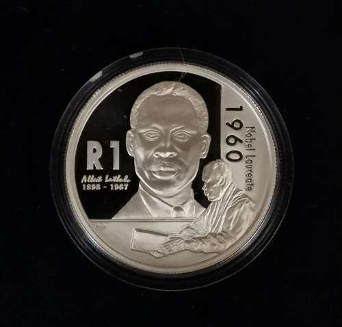 RSA 2005 LUTHULI PROOF SILVER RAND - RARE!