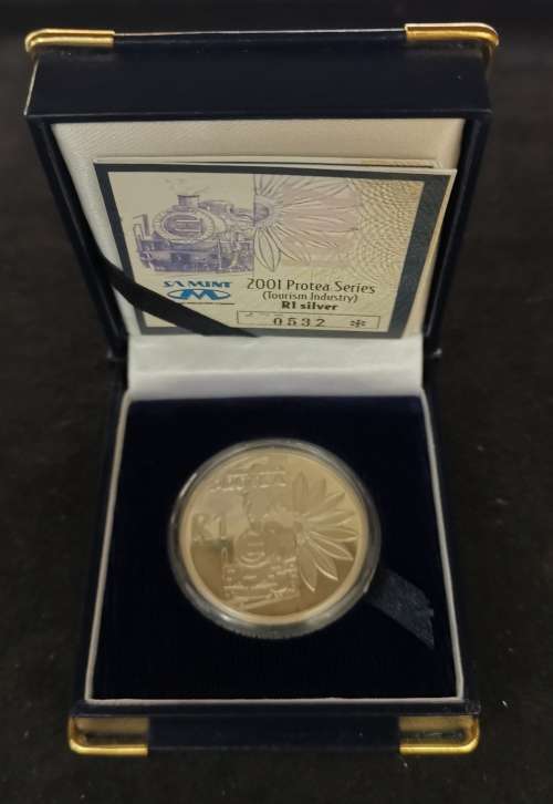 RSA 2001 TOURISM PROOF SILVER RAND