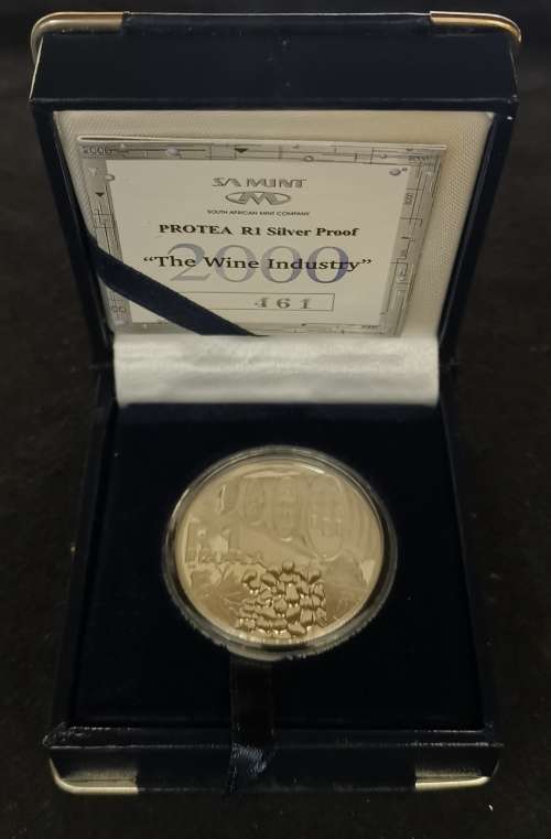 RSA 2000 WINE INDUSTRY  PROOF SILVER RAND