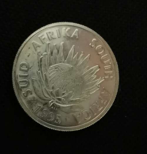 RSA 1995 RAILWAYS SILVER PROTEA RAND UNC