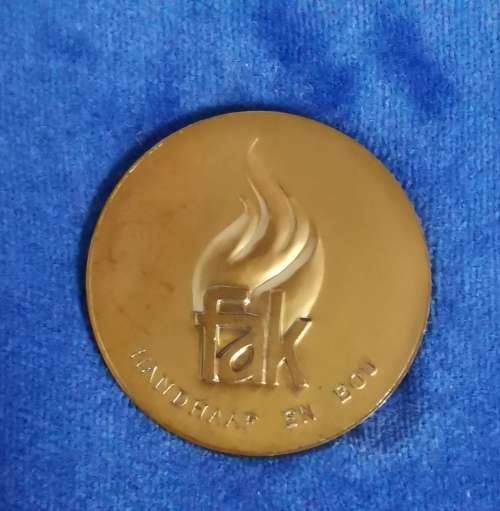 1873-1973 FAK, C.J. LANGENHOVEN MEDALLION