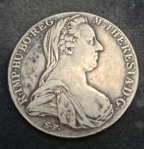 MARIA THERESA 1780 USED  SILVER THALER