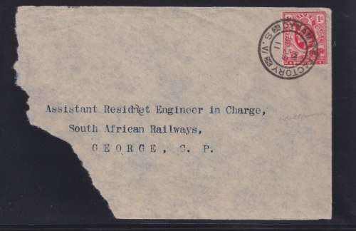 COGH  1911 "DYNAMITE FACTORY SOMERSET WEST" CDS ON PART FRONT