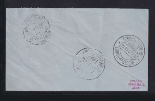 SA 1939 1st AIRMAIL TO ANGOLA