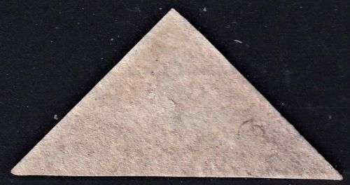 COGH 1855 1d DEEP ROSE RED TRIANGLE UNUSED (?)