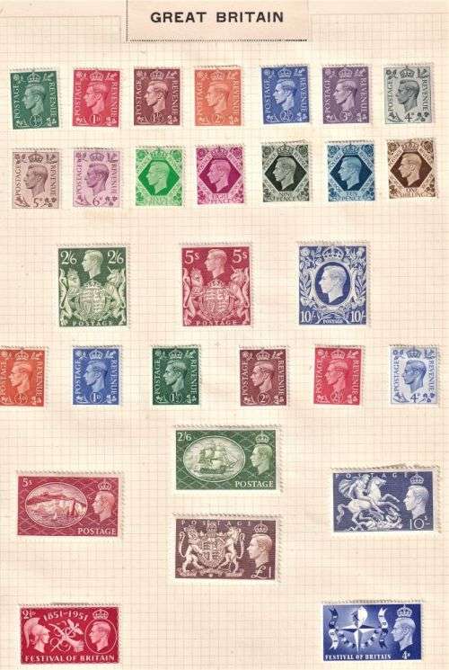 GB - GREAT KGV1 MINT LOT incl HIGH VALUES