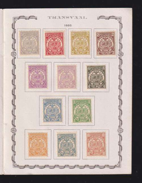 TRANSVAAL COLLECTION IN BOOKLET- SUPERB!