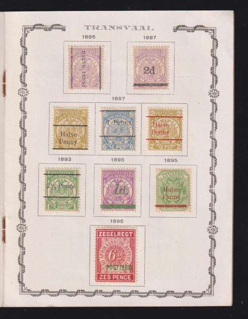 TRANSVAAL COLLECTION IN BOOKLET- SUPERB!