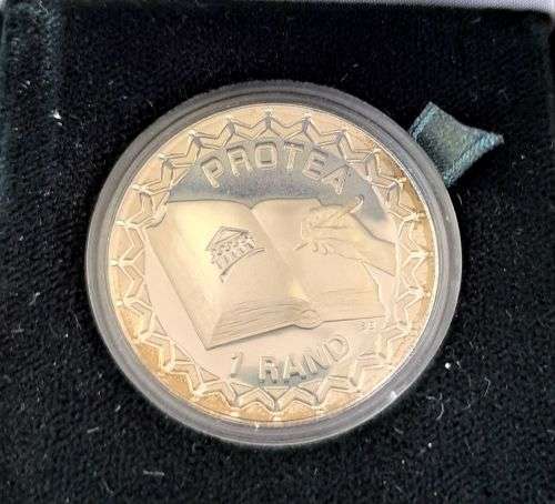 1996 R1 SILVER PROTEA PROOF CONSTITUTION