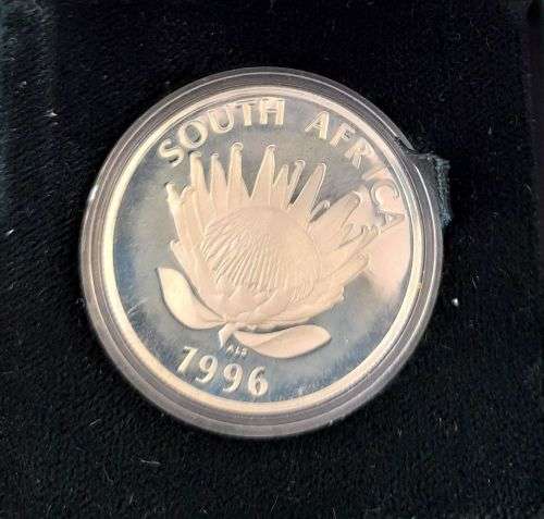1996 R1 SILVER PROTEA PROOF CONSTITUTION