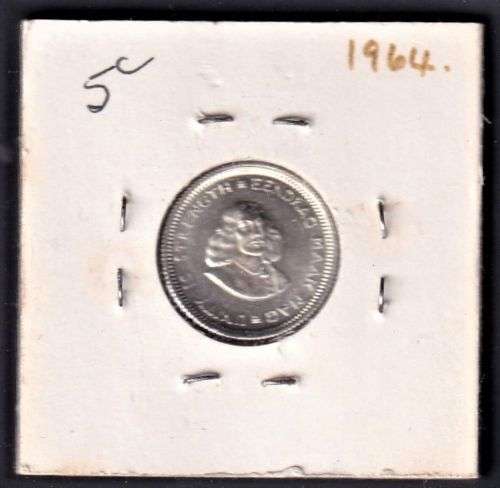 1964 UNCIRCULATED 5C COIN