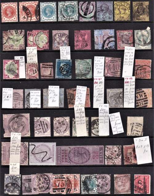 GB QUEEN VICTORIA USED LOT