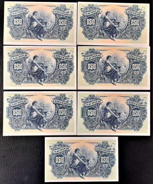 LOURENCO MARQUES 1914 UNC NOTES