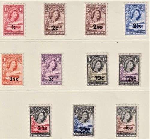 BECHUANALAND 1961 SET FINE UNMOUNTED  MINT