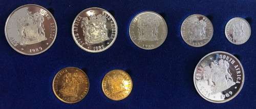 1989 PROOF SET 1c-R1