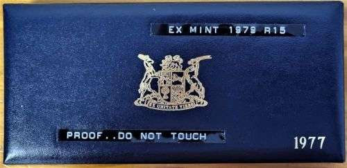 1977 PROOF SET 1/2c-R1