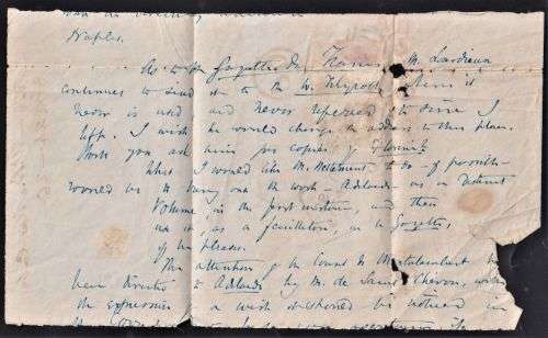 GB 1856 COVER TO PARIS