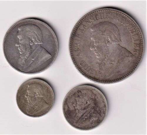 ZAR 1896 COIN COLLECTION - 4 coin set